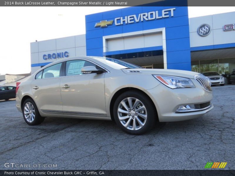 Champagne Silver Metallic / Light Neutral 2014 Buick LaCrosse Leather
