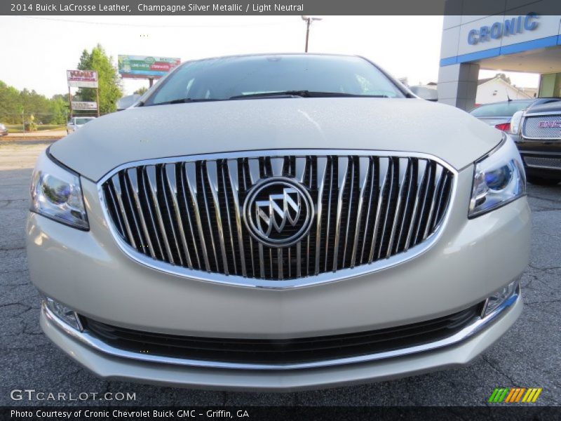 Champagne Silver Metallic / Light Neutral 2014 Buick LaCrosse Leather