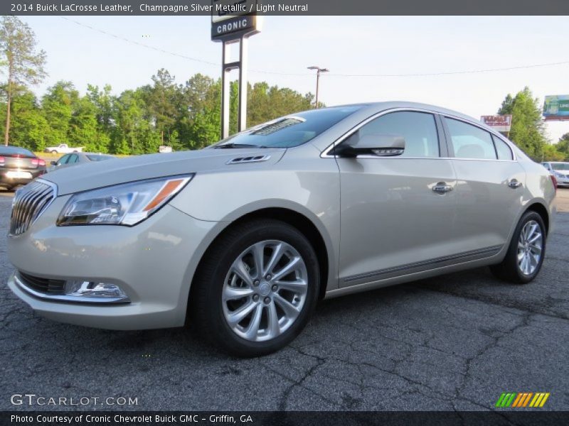 Champagne Silver Metallic / Light Neutral 2014 Buick LaCrosse Leather