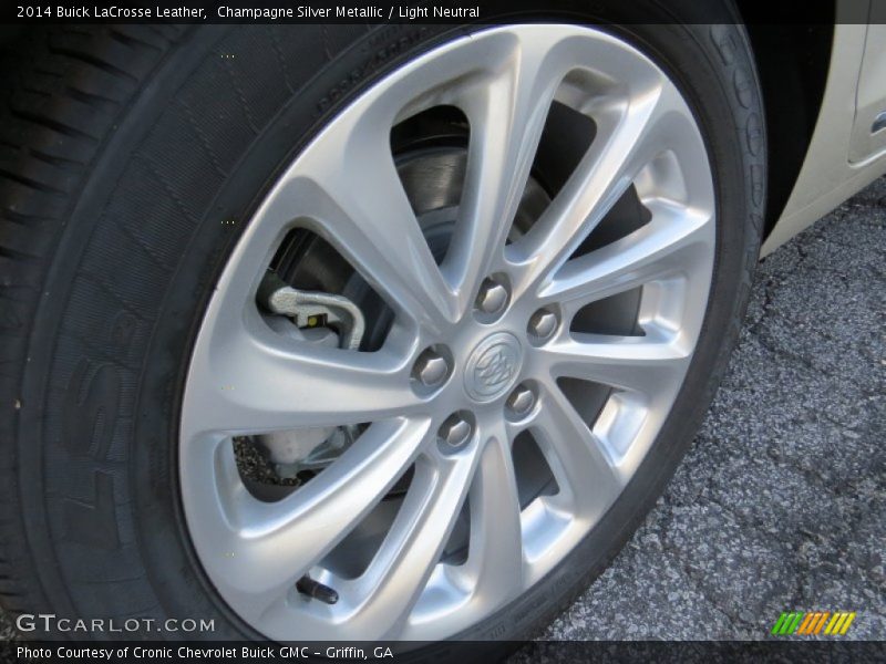 Champagne Silver Metallic / Light Neutral 2014 Buick LaCrosse Leather