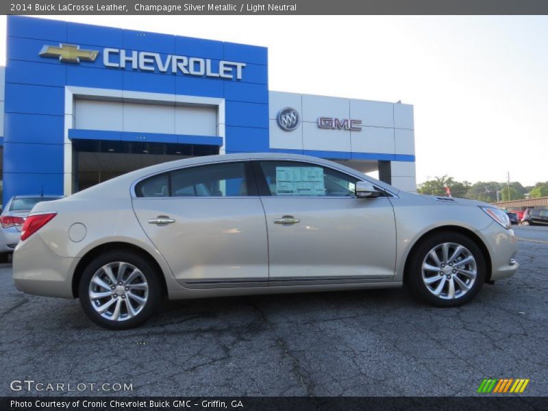 Champagne Silver Metallic / Light Neutral 2014 Buick LaCrosse Leather