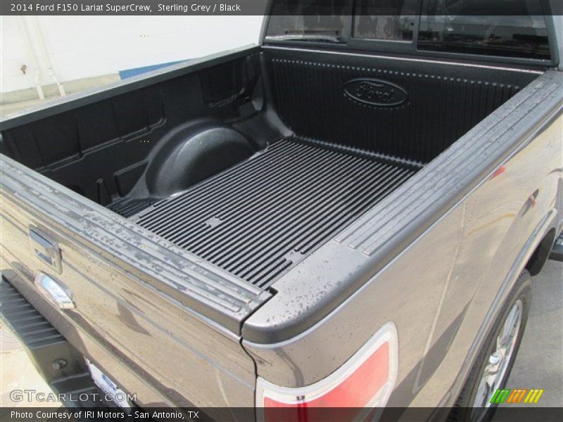 Sterling Grey / Black 2014 Ford F150 Lariat SuperCrew