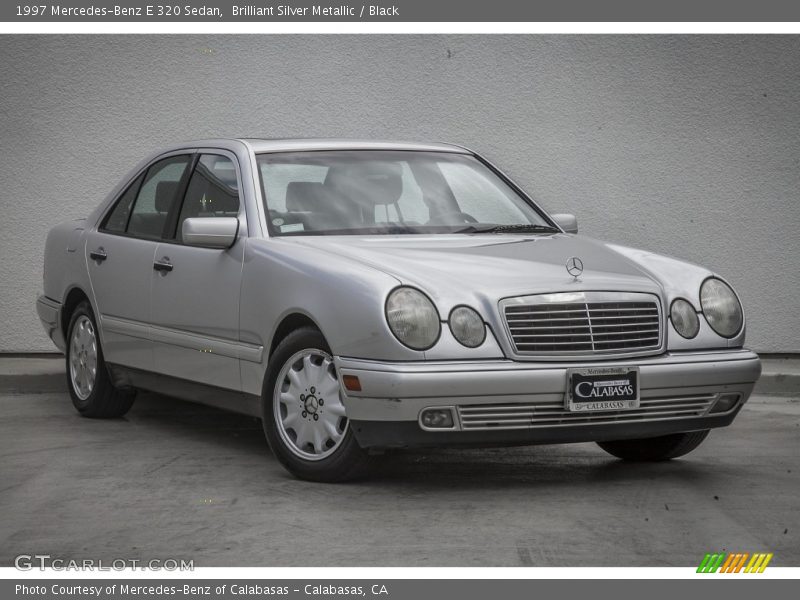 Brilliant Silver Metallic / Black 1997 Mercedes-Benz E 320 Sedan