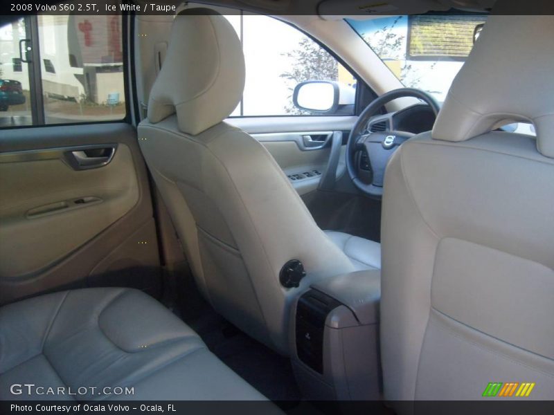 Ice White / Taupe 2008 Volvo S60 2.5T