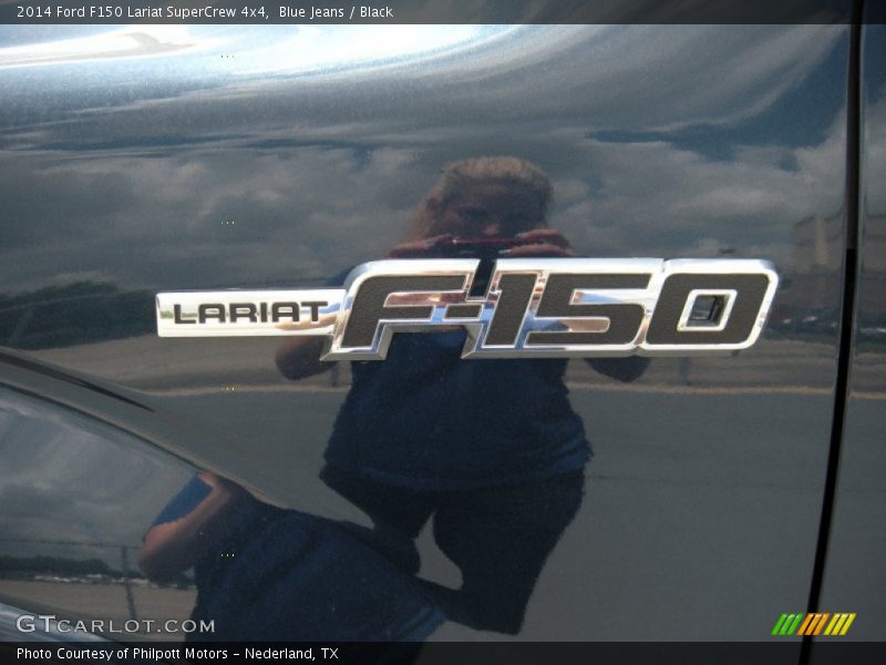 Blue Jeans / Black 2014 Ford F150 Lariat SuperCrew 4x4