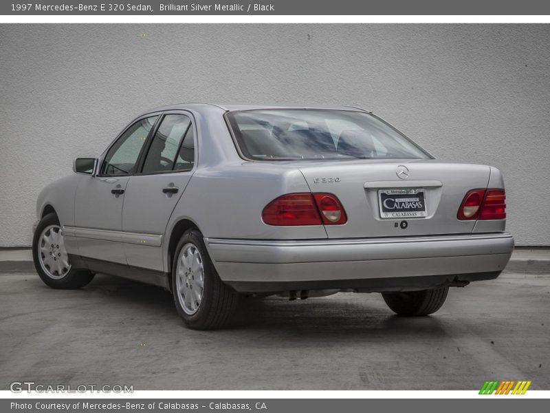 Brilliant Silver Metallic / Black 1997 Mercedes-Benz E 320 Sedan