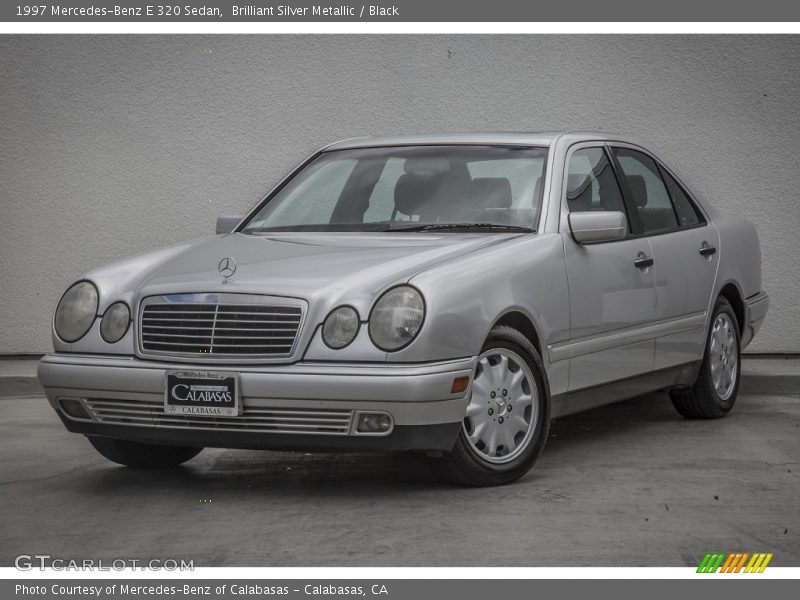 Brilliant Silver Metallic / Black 1997 Mercedes-Benz E 320 Sedan