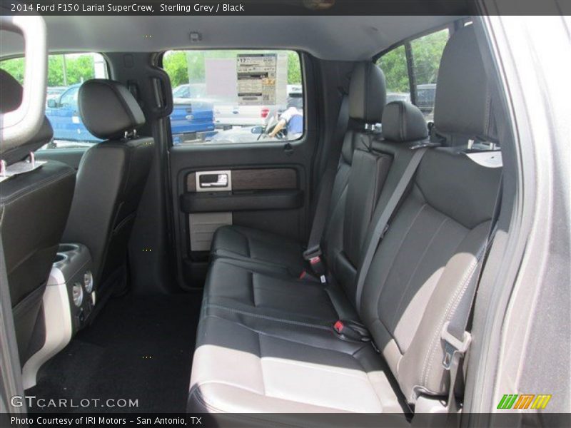 Sterling Grey / Black 2014 Ford F150 Lariat SuperCrew