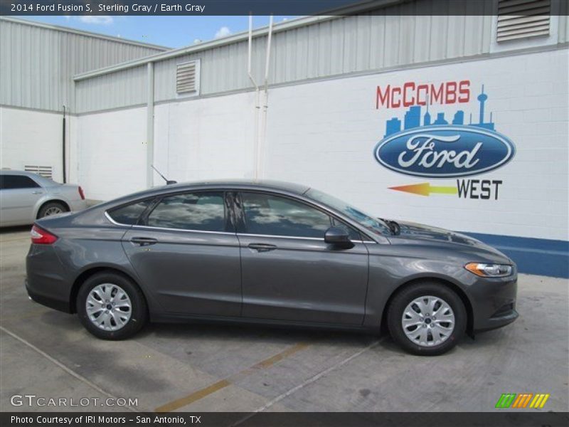 Sterling Gray / Earth Gray 2014 Ford Fusion S
