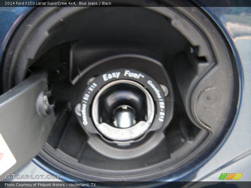 Blue Jeans / Black 2014 Ford F150 Lariat SuperCrew 4x4