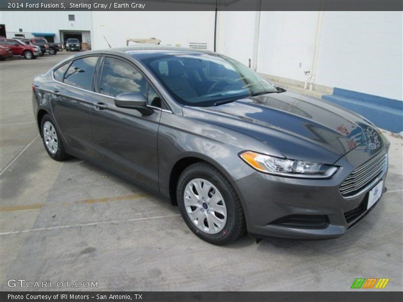 Sterling Gray / Earth Gray 2014 Ford Fusion S