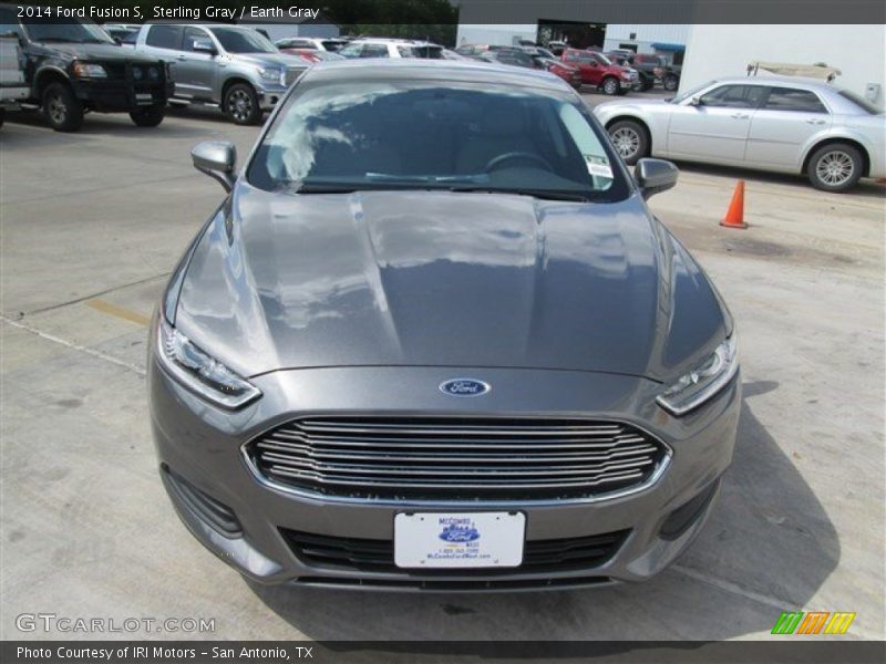 Sterling Gray / Earth Gray 2014 Ford Fusion S
