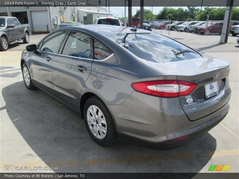 Sterling Gray / Earth Gray 2014 Ford Fusion S