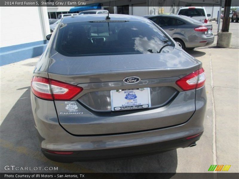 Sterling Gray / Earth Gray 2014 Ford Fusion S