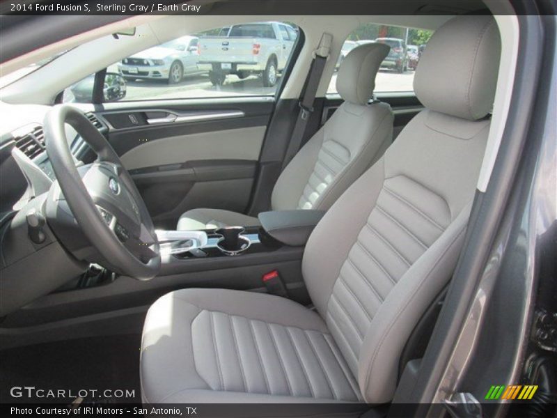 Sterling Gray / Earth Gray 2014 Ford Fusion S