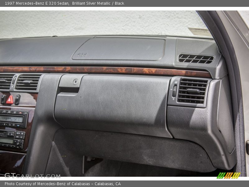 Brilliant Silver Metallic / Black 1997 Mercedes-Benz E 320 Sedan