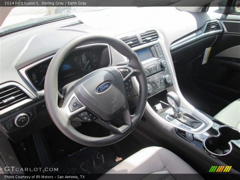 Sterling Gray / Earth Gray 2014 Ford Fusion S