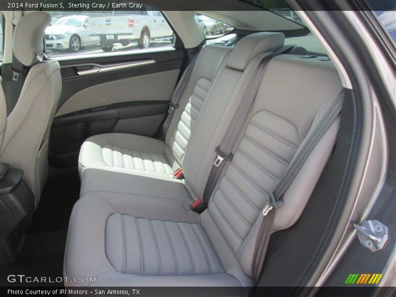 Sterling Gray / Earth Gray 2014 Ford Fusion S