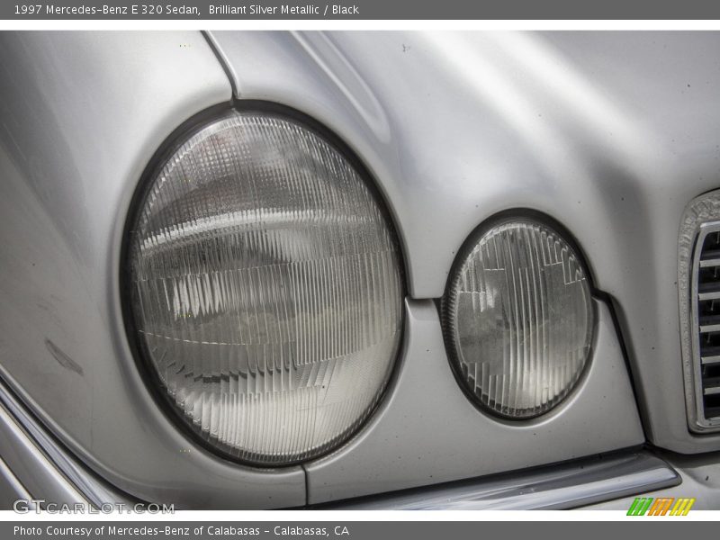 Brilliant Silver Metallic / Black 1997 Mercedes-Benz E 320 Sedan