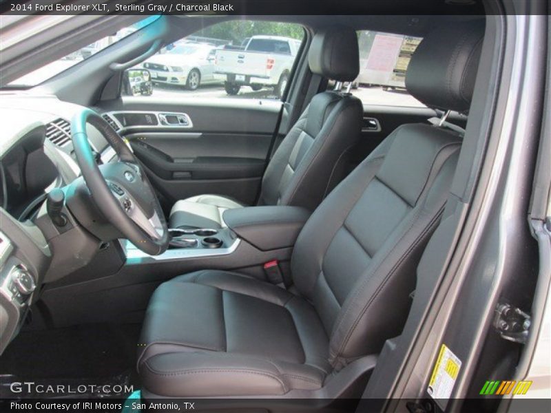 Sterling Gray / Charcoal Black 2014 Ford Explorer XLT