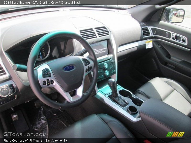Sterling Gray / Charcoal Black 2014 Ford Explorer XLT