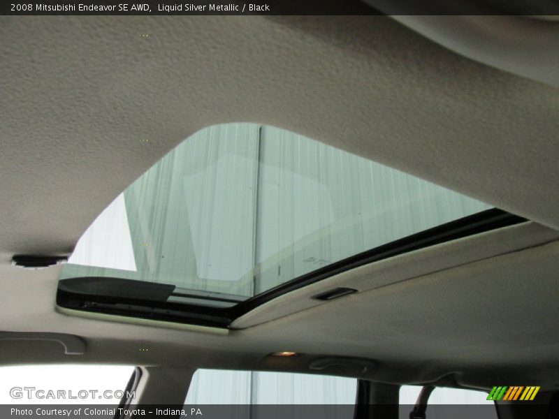 Liquid Silver Metallic / Black 2008 Mitsubishi Endeavor SE AWD