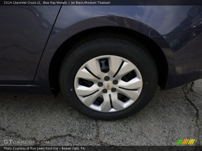 Blue Ray Metallic / Jet Black/Medium Titanium 2014 Chevrolet Cruze LS