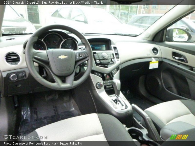 Blue Ray Metallic / Jet Black/Medium Titanium 2014 Chevrolet Cruze LS