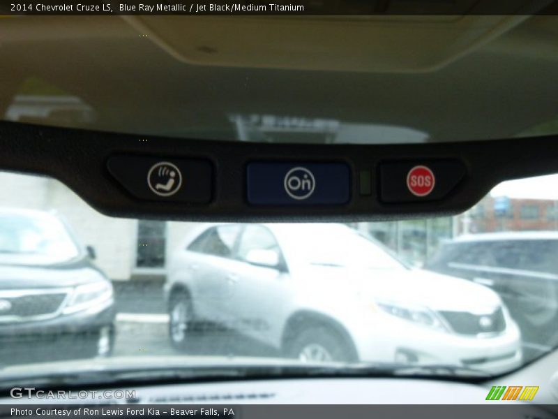 Blue Ray Metallic / Jet Black/Medium Titanium 2014 Chevrolet Cruze LS