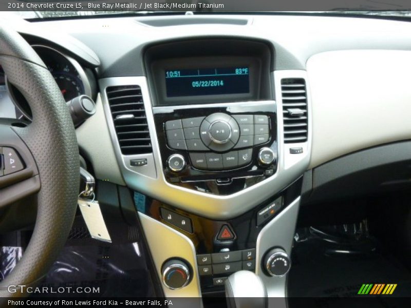 Blue Ray Metallic / Jet Black/Medium Titanium 2014 Chevrolet Cruze LS