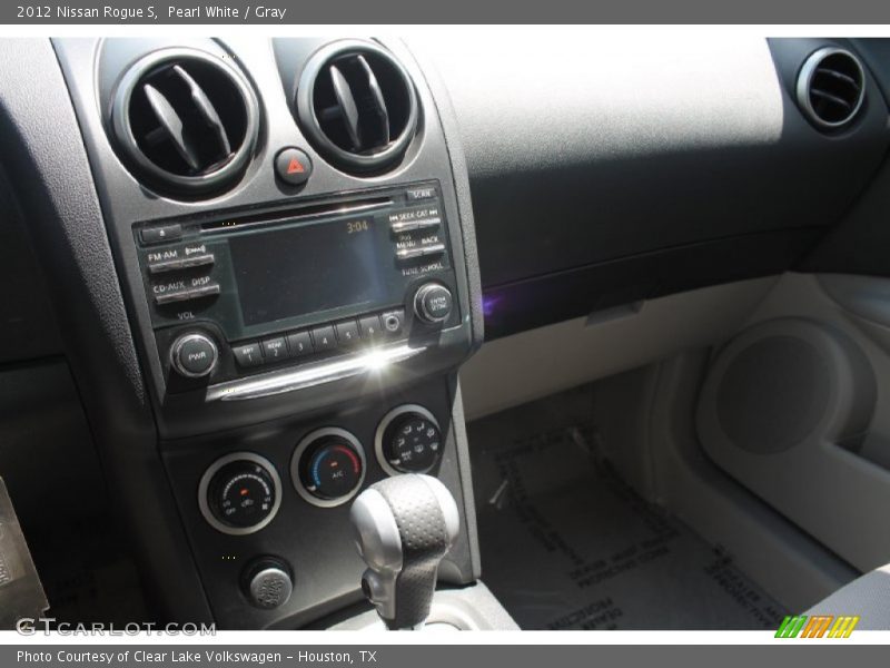 Pearl White / Gray 2012 Nissan Rogue S