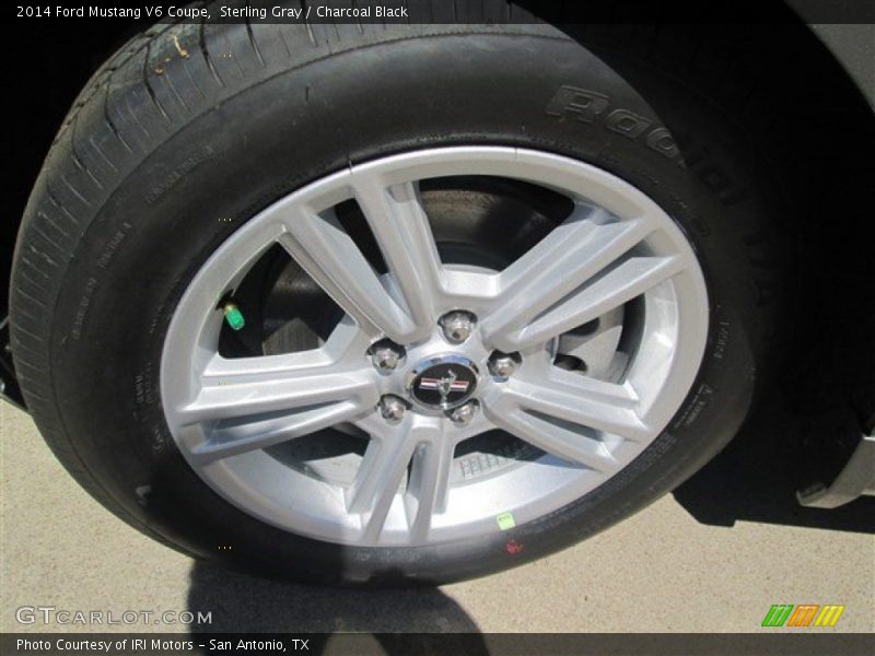 Sterling Gray / Charcoal Black 2014 Ford Mustang V6 Coupe