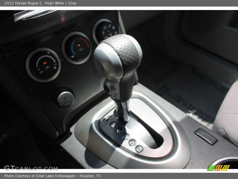 Pearl White / Gray 2012 Nissan Rogue S