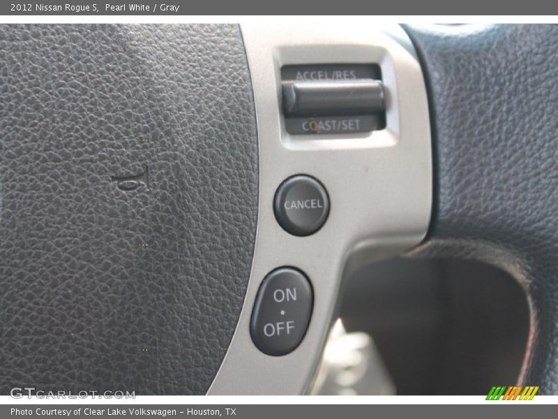 Pearl White / Gray 2012 Nissan Rogue S
