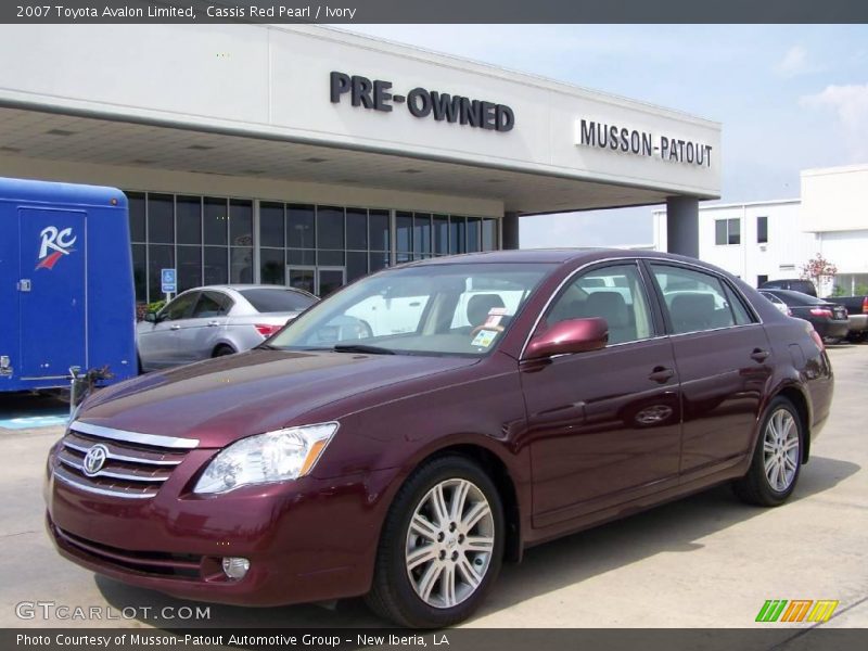 Cassis Red Pearl / Ivory 2007 Toyota Avalon Limited