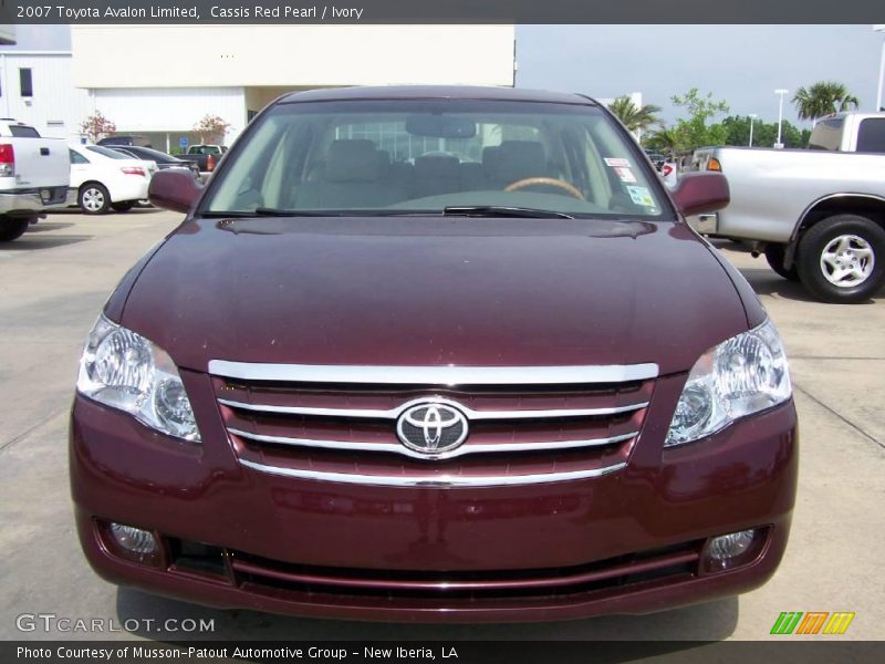 Cassis Red Pearl / Ivory 2007 Toyota Avalon Limited