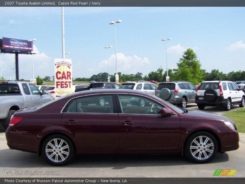 Cassis Red Pearl / Ivory 2007 Toyota Avalon Limited