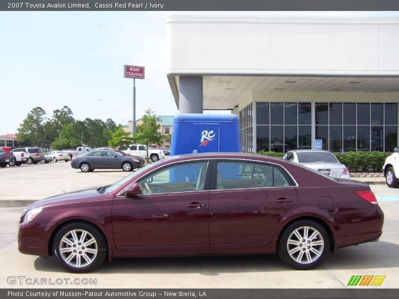 Cassis Red Pearl / Ivory 2007 Toyota Avalon Limited