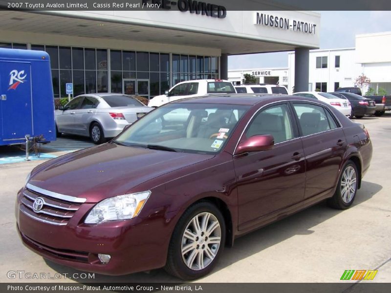 Cassis Red Pearl / Ivory 2007 Toyota Avalon Limited