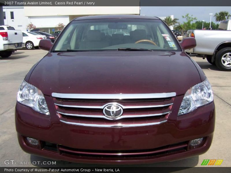 Cassis Red Pearl / Ivory 2007 Toyota Avalon Limited