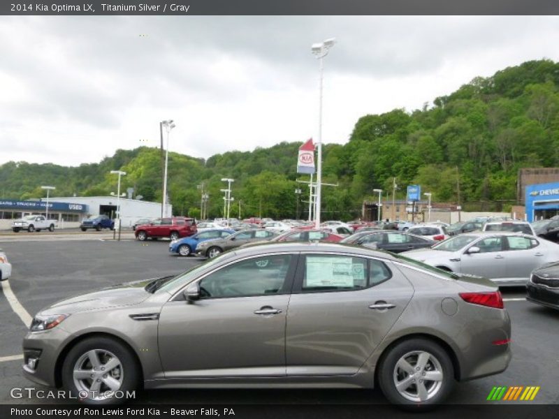 Titanium Silver / Gray 2014 Kia Optima LX