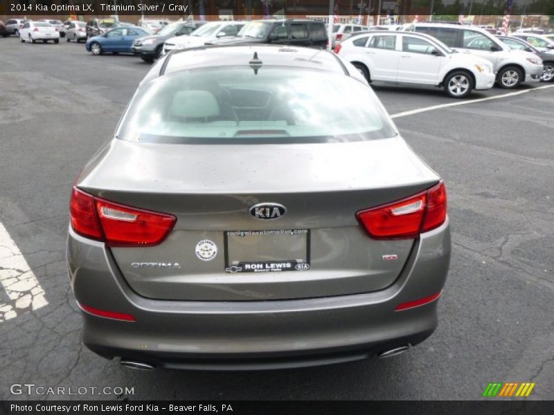 Titanium Silver / Gray 2014 Kia Optima LX