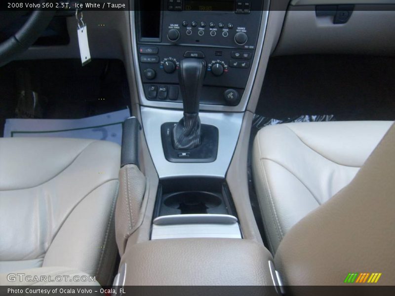 Ice White / Taupe 2008 Volvo S60 2.5T