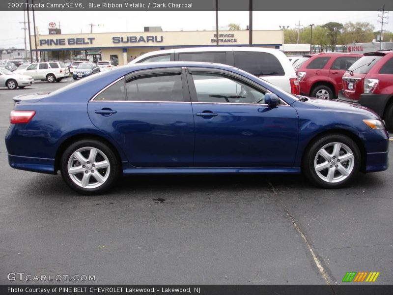 Blue Ribbon Metallic / Dark Charcoal 2007 Toyota Camry SE V6