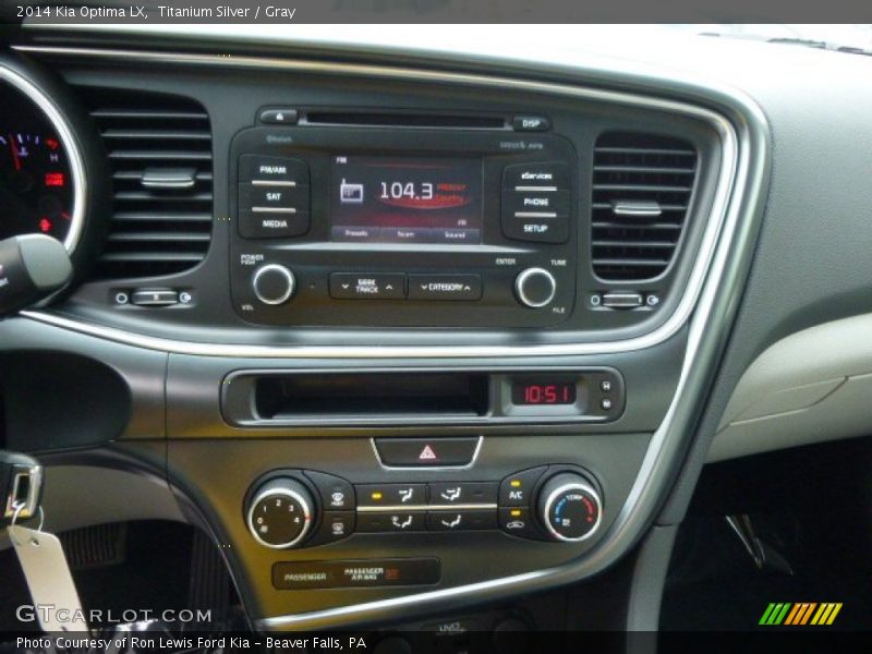 Titanium Silver / Gray 2014 Kia Optima LX