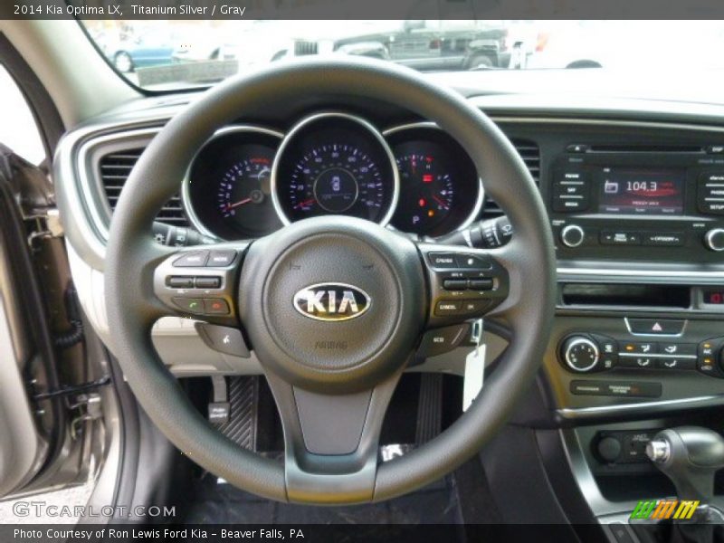 Titanium Silver / Gray 2014 Kia Optima LX