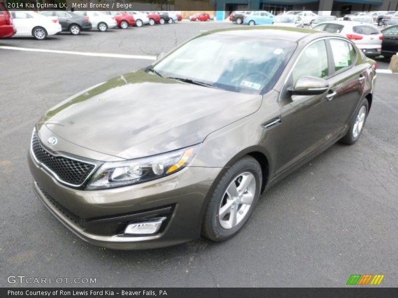 Metal Bronze / Beige 2014 Kia Optima LX