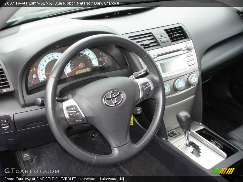 Blue Ribbon Metallic / Dark Charcoal 2007 Toyota Camry SE V6
