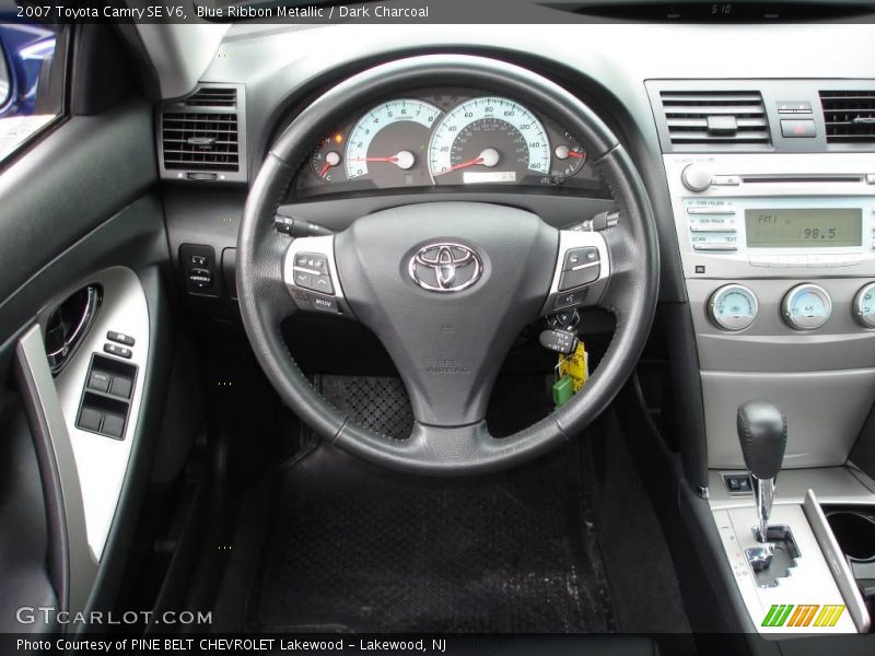 Blue Ribbon Metallic / Dark Charcoal 2007 Toyota Camry SE V6