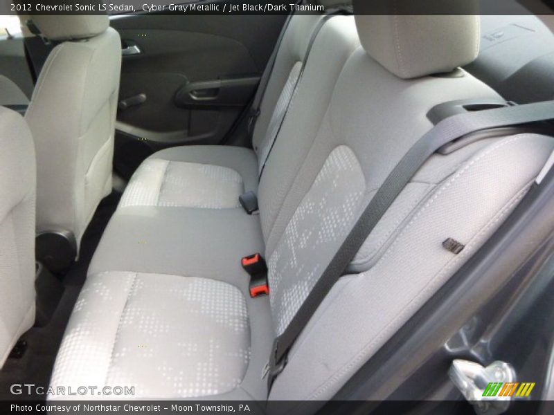 Cyber Gray Metallic / Jet Black/Dark Titanium 2012 Chevrolet Sonic LS Sedan